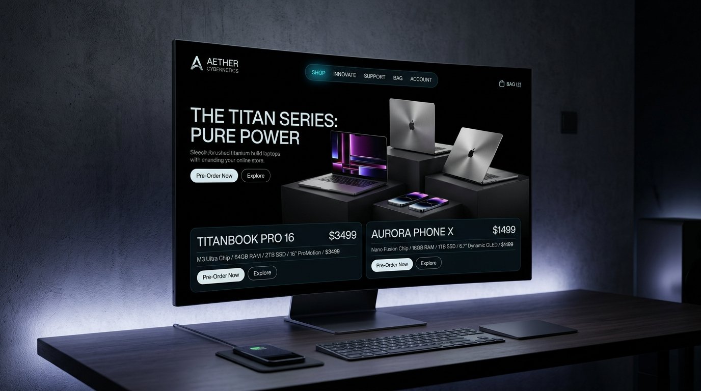 Apple Cyber Electronics Storefront Theme
